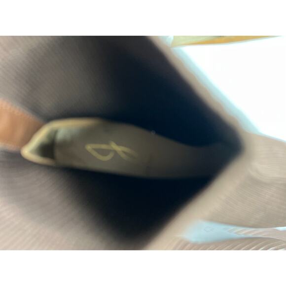 Joie Ribbed Knit Stretchy Neely Block Heel Sock Ankle Boots bootie brown Sz 8 - Picture 5 of 8